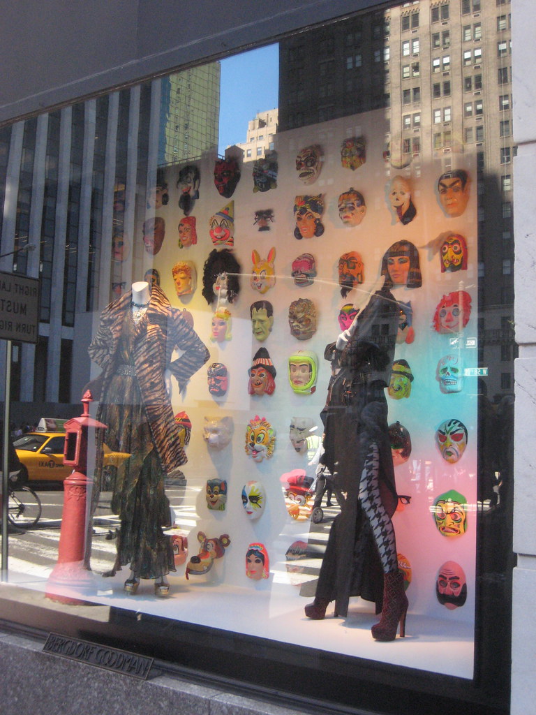 Bergdorf Goodman Halloween Mask Store Windows 2643 Flickr