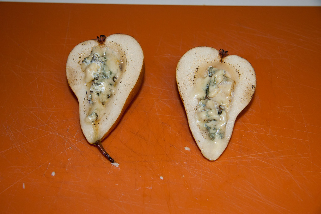Carmelized Bleu Cheese Stuffed Bosc Pears Michael F. Weinberg Flickr