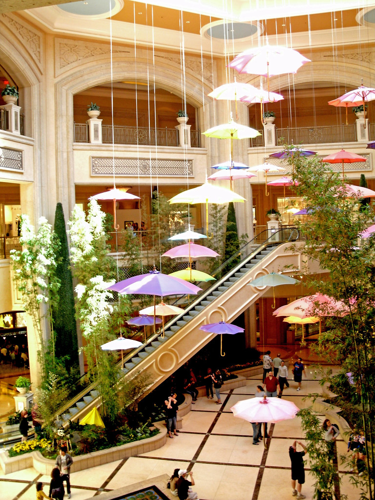 Umbrella Display in Mall at Las Vegas GE digital camera 04… Flickr
