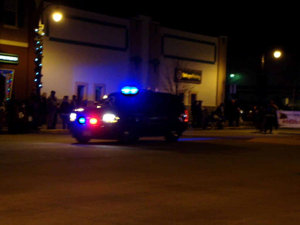 Marshfield Police Dept. SUV Leading The Parade. Mark Flickr