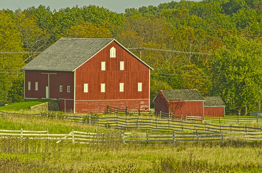 Peter Frey farm barn on Taneytown Road, between Pleasonton… Flickr
