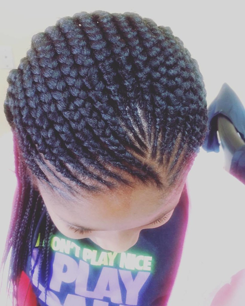 No Knot Cornrows /Ghana weaving/ Ghana braids/ Feed in Cor… Flickr