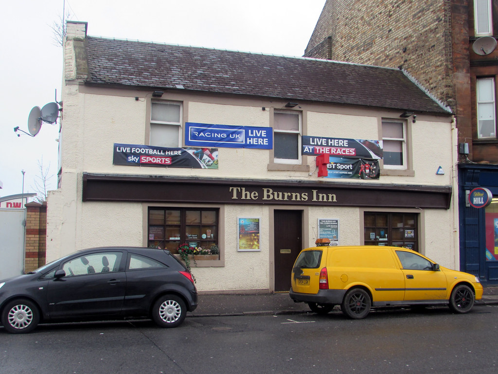 THE BURNS INN KILMARNOCK One of the many pubs named in m… Flickr