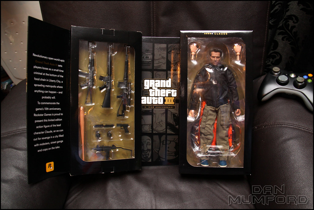 GTA III Anniversary Limited Edition Claude Action Figure Flickr