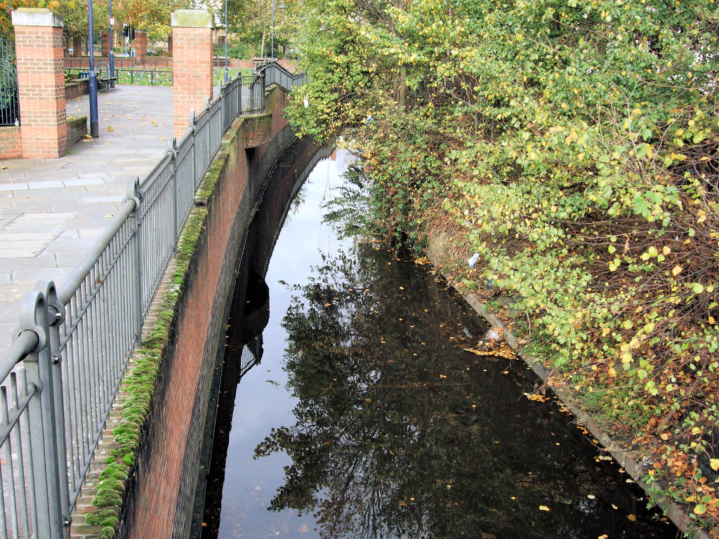 The Quaggy River In Lewisham High Street London. Flickr
