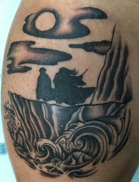 My Harry Potter Tattoo | Chapter Art From Hbp: The Cave Unfo… | Flickr 611_x_465_jpg