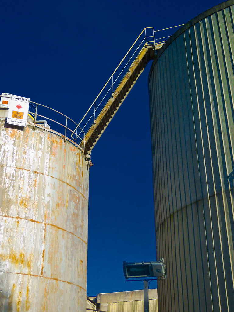 Step up! Cement plant Lafarge at St. Pierre La Cour in Fra… Flickr