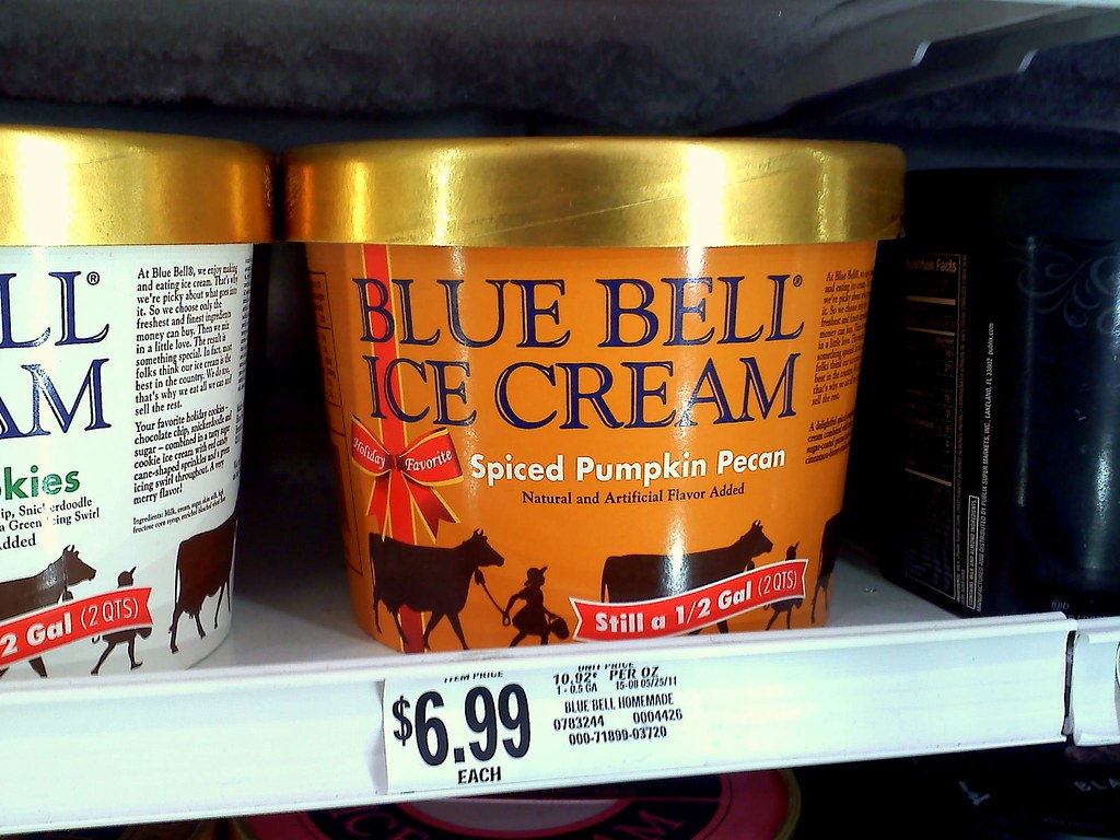 Blue Bell Spiced Pumpkin Pecan Ice Cream Vista Publix Colu… Flickr