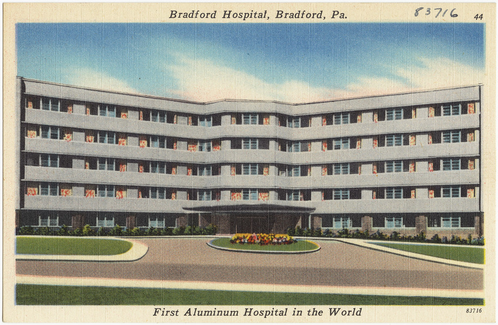 Bradford Hospital, Bradford, Pa.. First aluminum hospital … Flickr