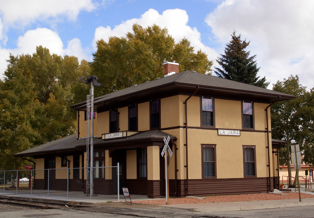 Old D&RGW Depot La Jara, Colorado. It is not the original … Flickr