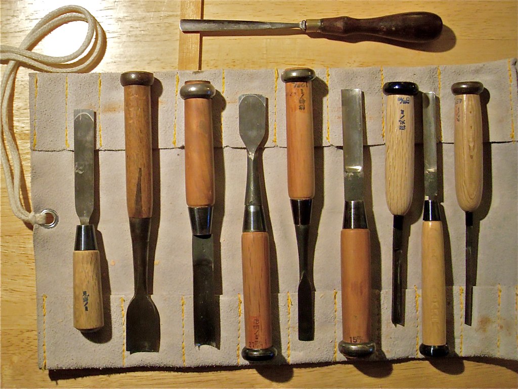 Japanese Woodblock Tools This is my set of larger woodbloc… Flickr