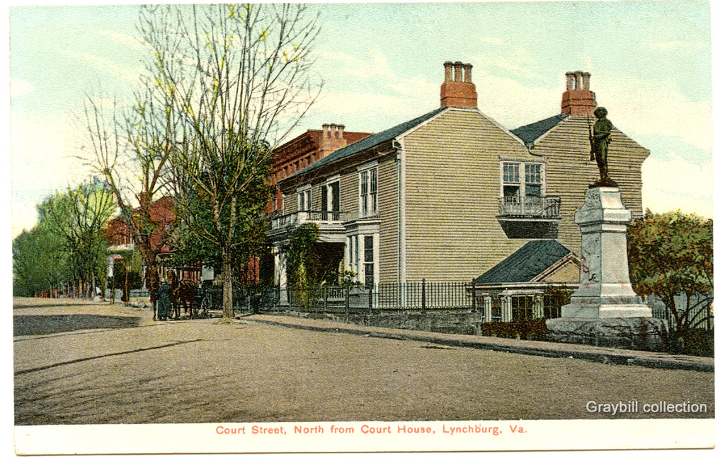 Lynchburg Virginia post card Court Street, North from Co… Flickr
