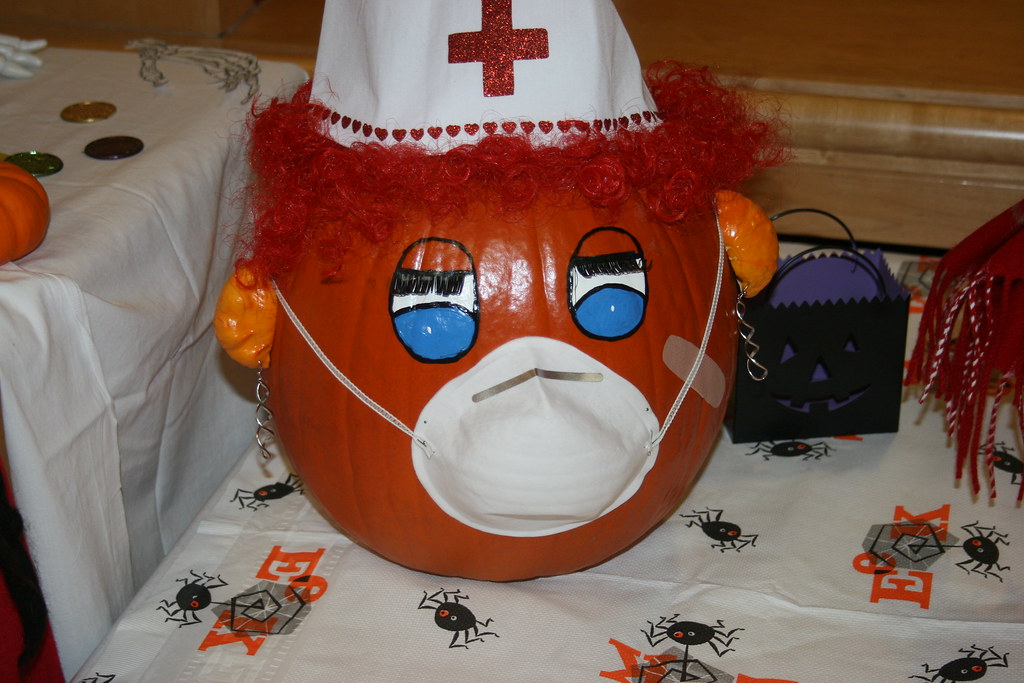 Nurse Pumpkins for our pumpkin decorating contest at work.… Flickr