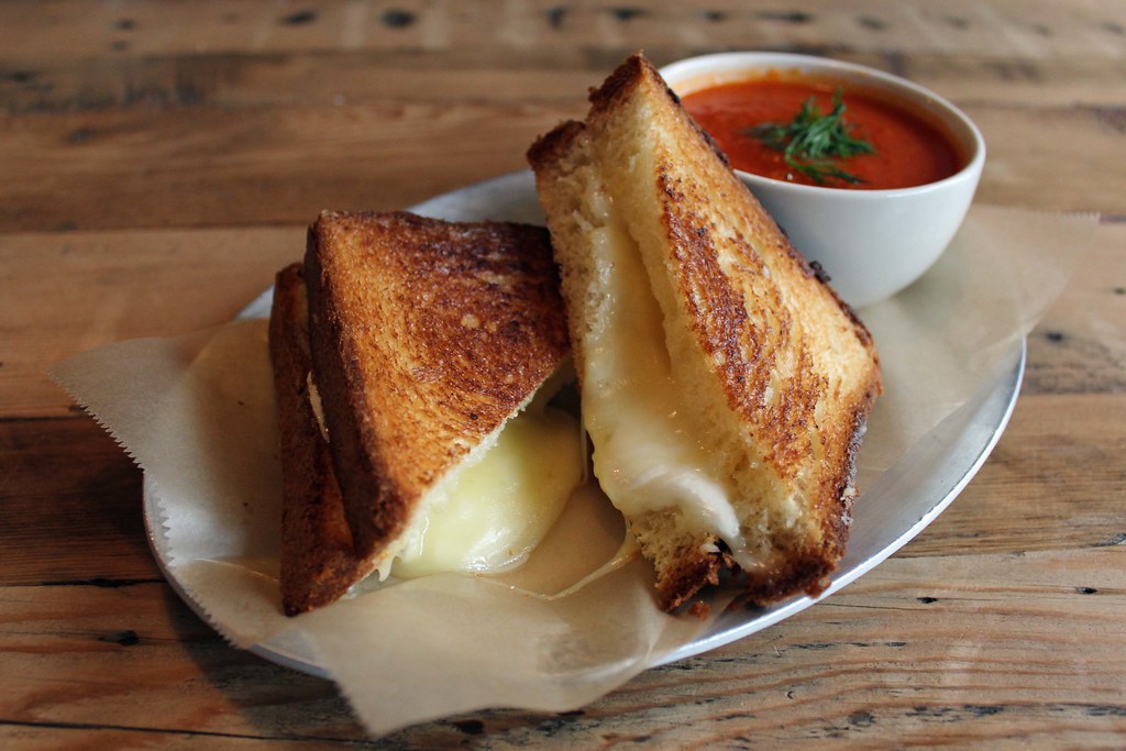 Classic Grilled Cheese Brioche with cheddar and mozzarella… Flickr