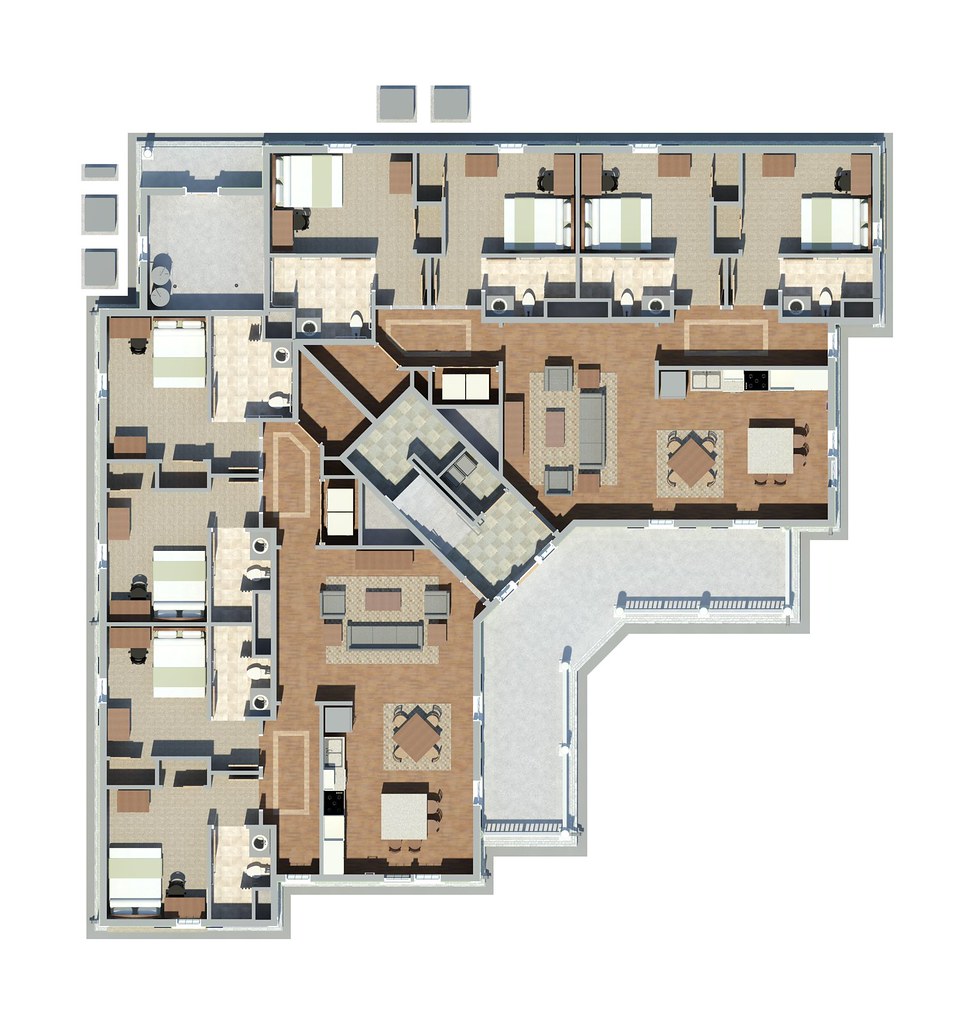Unit D Floor Plan 24x25 Elon University Flickr