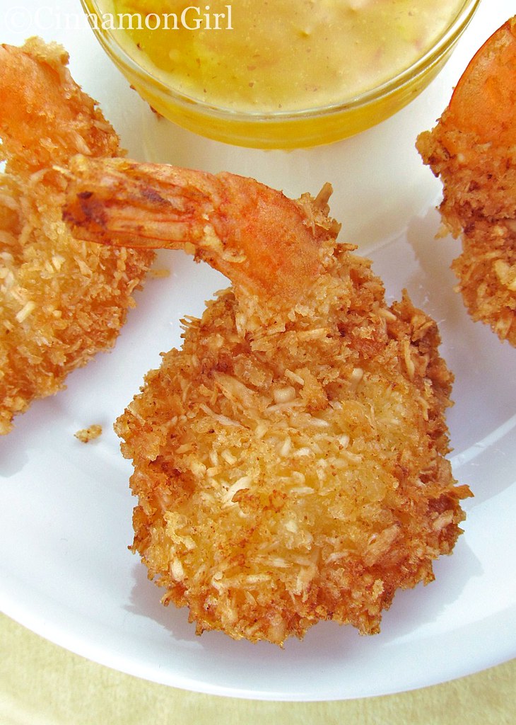 Coconut Shrimp with Orange Dipping Sauce For recipe www.c… Flickr