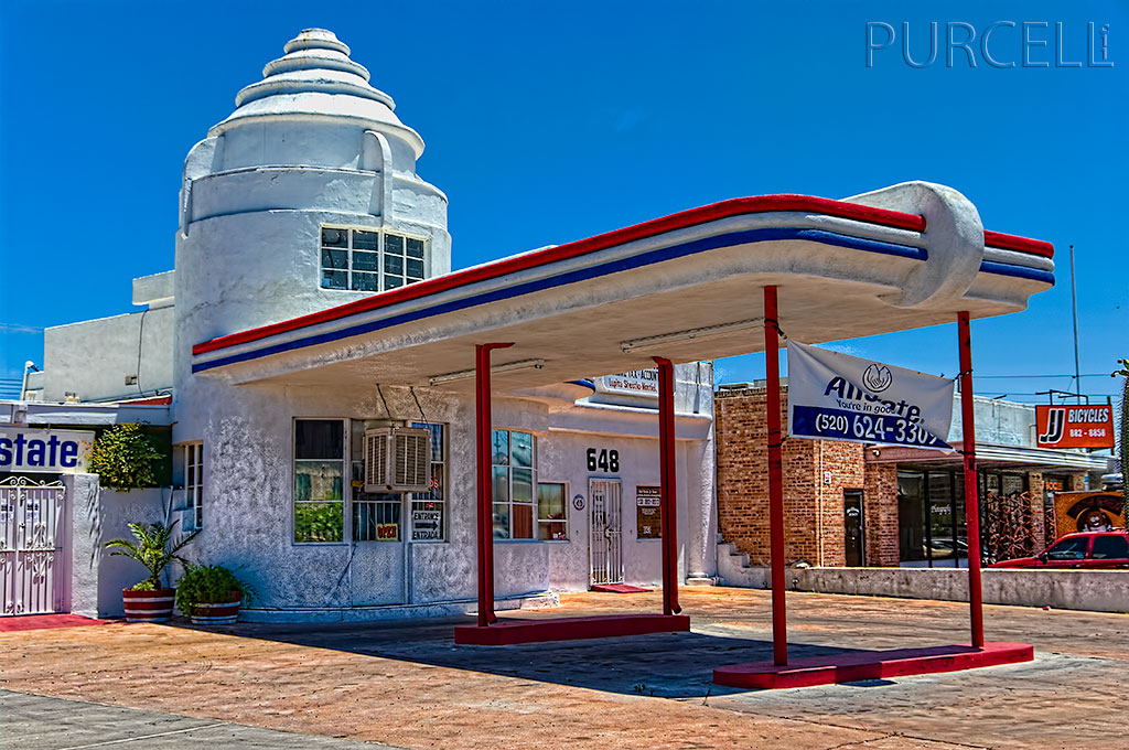 Old Art Deco Filling Station 648 N Stone Ave, Tucson, AZ A… Flickr