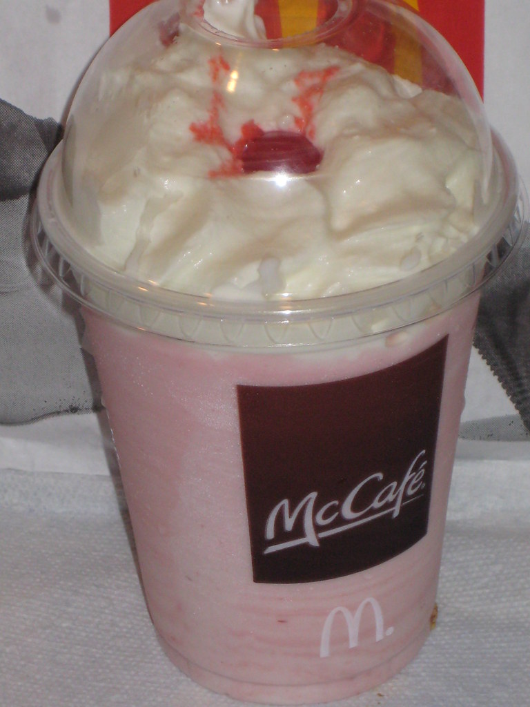 McDonald's Strawberry Shake 2012 a photo on Flickriver