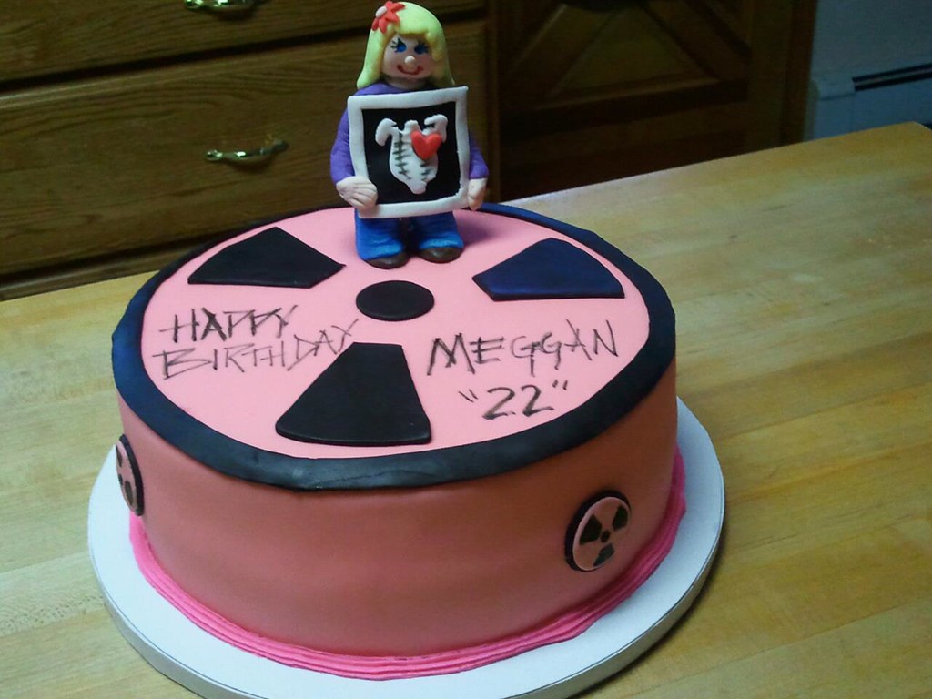 Radiology theme cake The cake is chocolate cake with fresh… Flickr