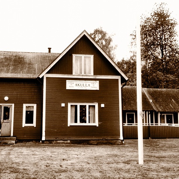 Åkulla gamla stationshus mellan Varberg och Ullared. Flickr