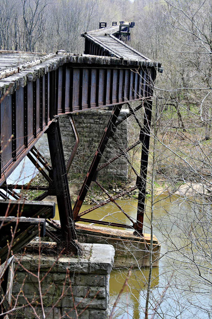 Monon Wildcat Creek Bridge Owasco, Indiana Undercutting … Flickr