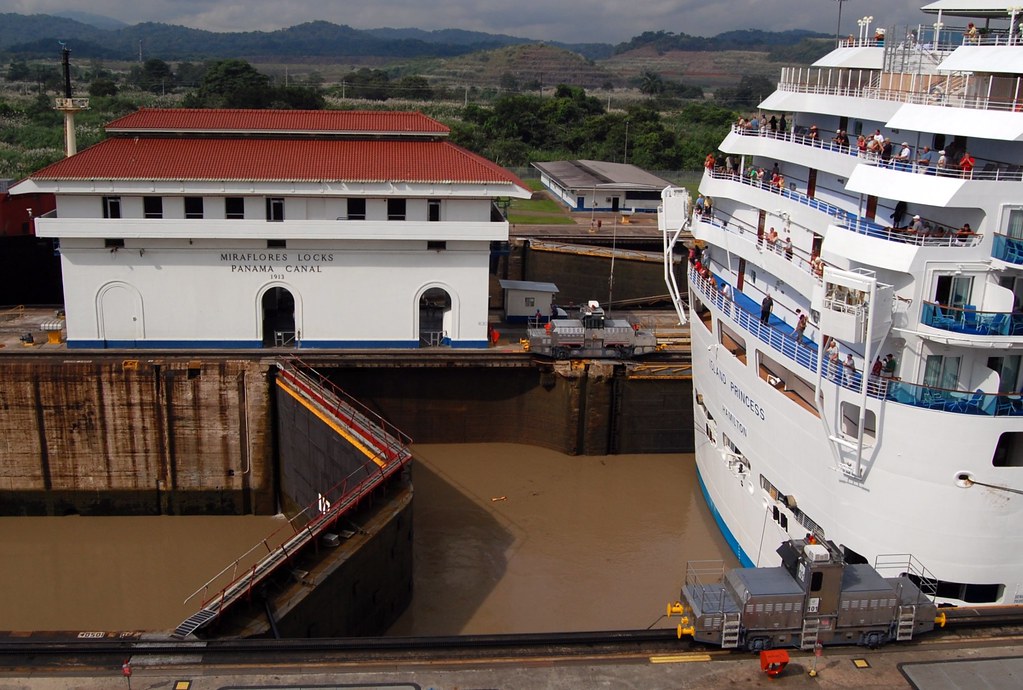How it works... (Panama City, Panama) Ship is pulled into … Flickr