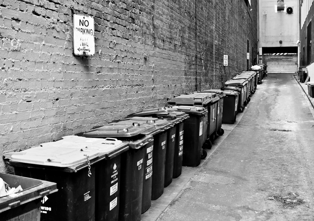 Bin Alley Taken in central Melbourne Jonathan Hoitinga Flickr