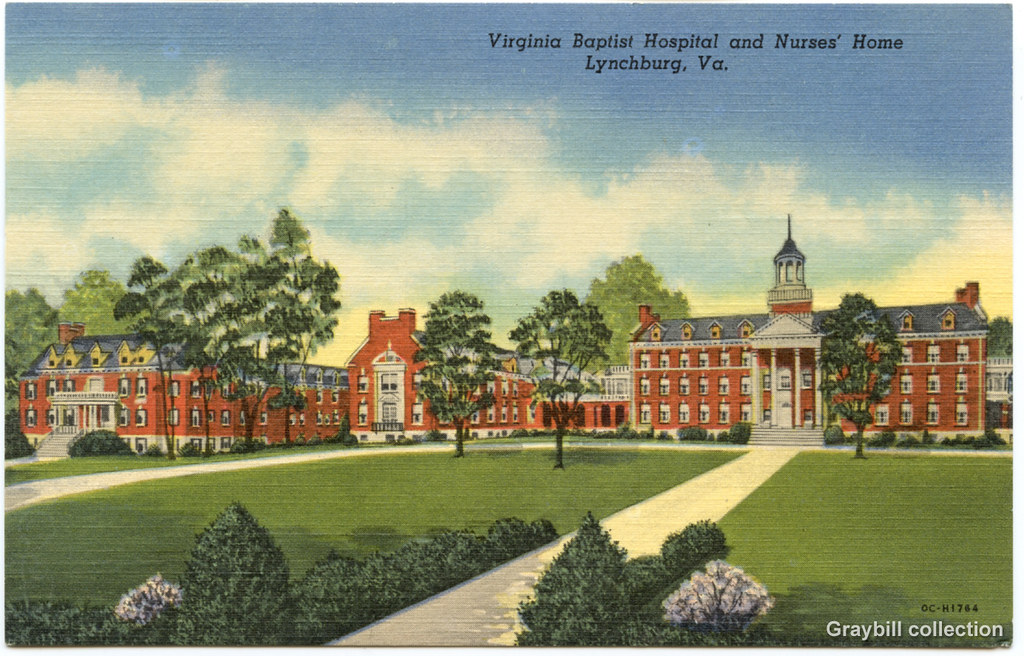 Lynchburg Virginia post card Virginia Baptist Hospital a… Flickr