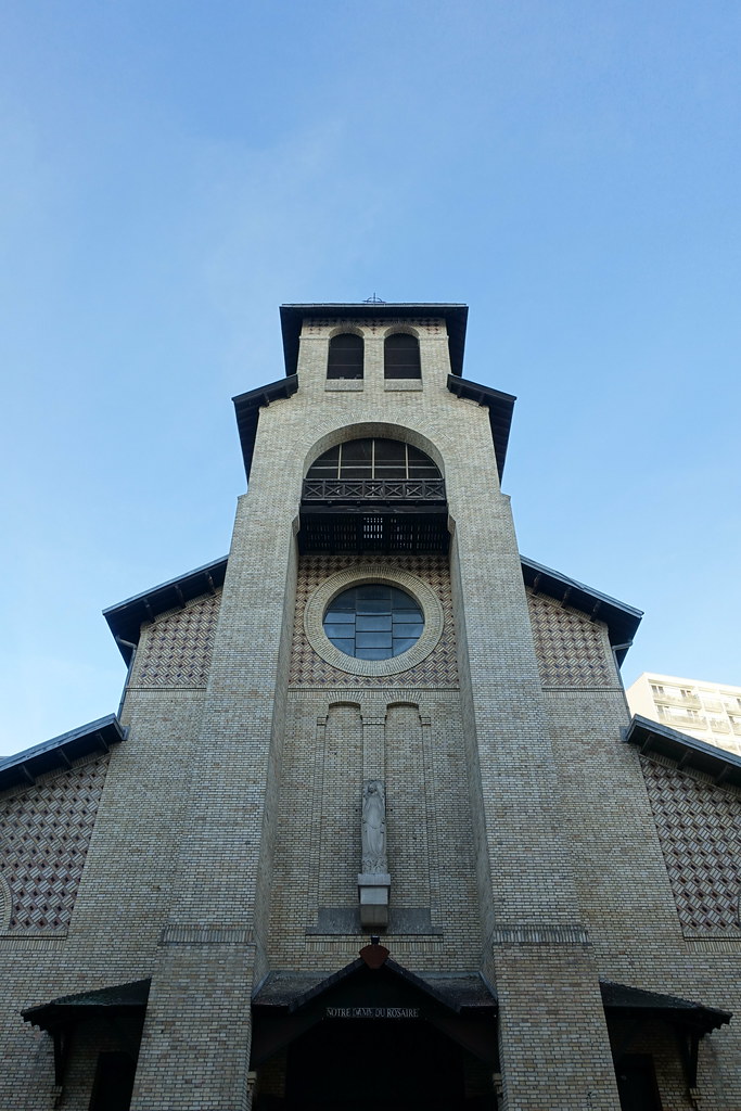 Eglise Notre Dame du Rosaire Porte de Vanves Paris Flickr