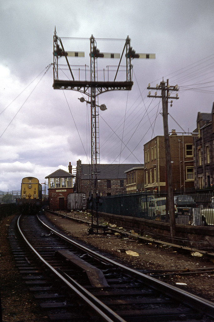 Fort William (1972) Old station now town centre bypass. Malcolm