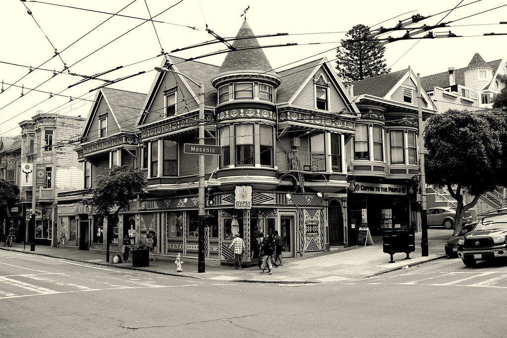 HaightAshbury district, San Francisco, CA, USA. All