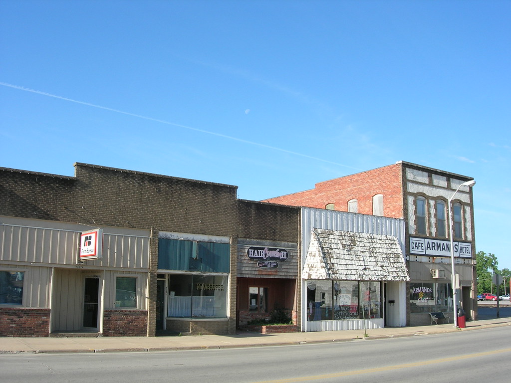 Osage City, Kansas South Side of Market Street Rick D Potter Flickr