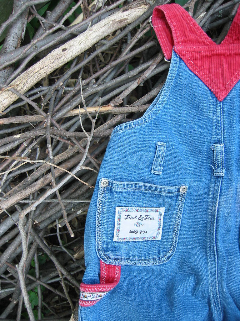Tried & True Baby Gap dungarees for the winter of 2007. Wi… Flickr