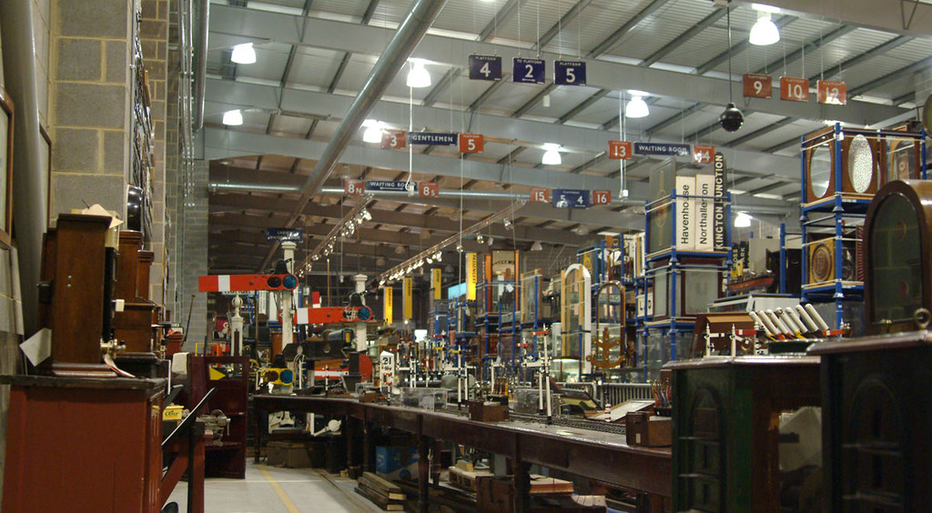 Railway memorabilia store room York The cavernous storage … Flickr