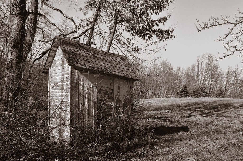 twoseater outhouse On a farm near Jerome, Michigan Steve Enzer Flickr