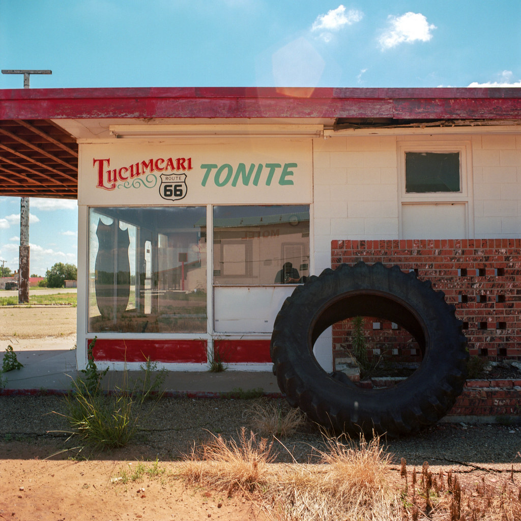 Tucumcari Tonite Tucumcari, NM. Mamiya C330 Kodak Ektar 10… Flickr
