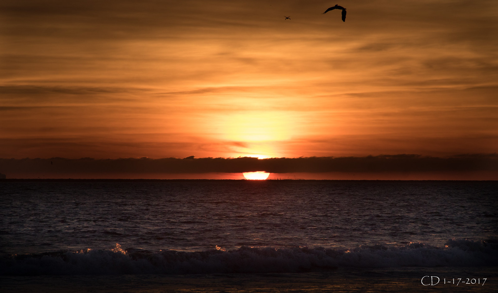 Sunset Seal Beach, CA 1/17/2017 Flickr