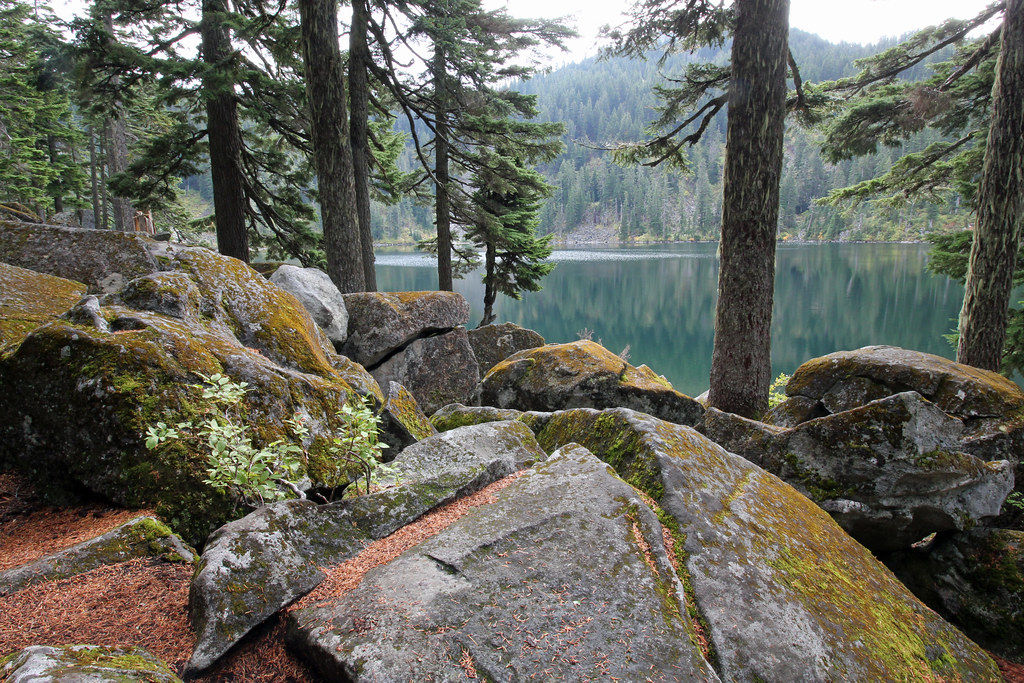 Mason Lake Boulders Mason Lake is a beautiful alpine lake … Flickr