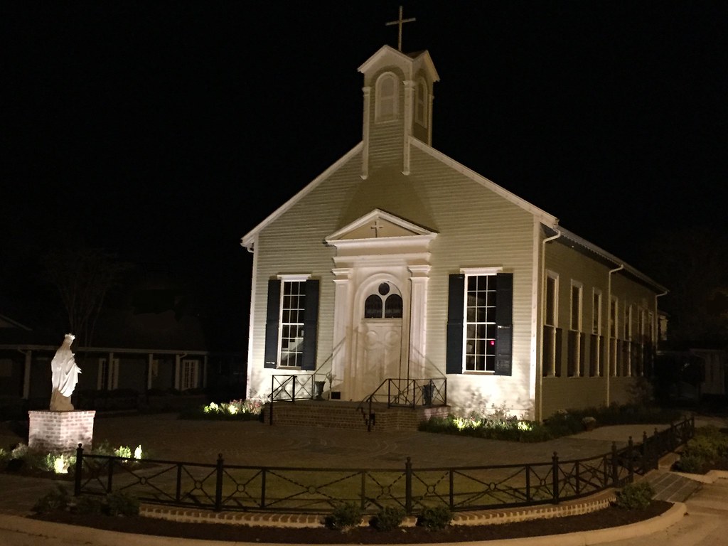 church night Our Lady of Mount Carmel Catholic Church Flickr