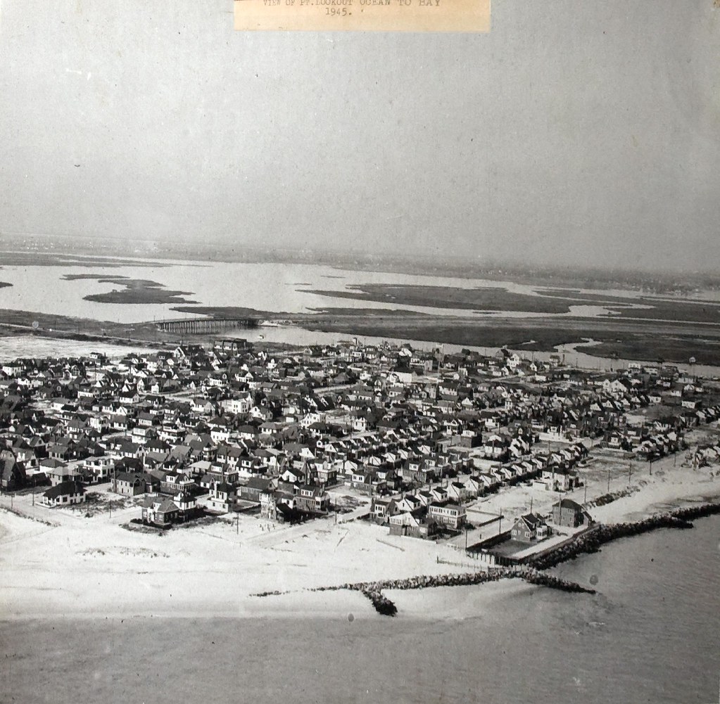 Point Lookout View from Ocean to Bay 1945 Point History Flickr
