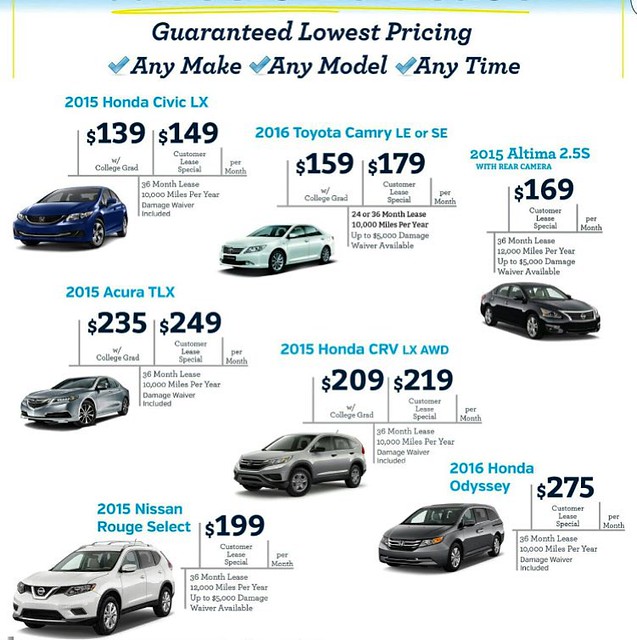 New Car Alliance / Wheels to Lease Nj some crazy specials … Flickr