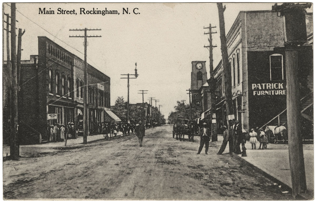 Main Street, Rockingham, N.C. View of a downtown street sh… Flickr
