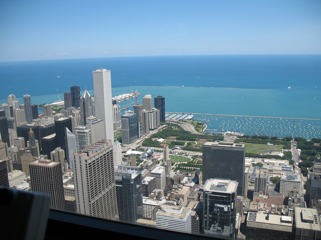 Lake Michigan from Sears Tower View of Lake Michigan from … Flickr