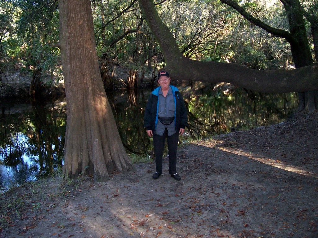 HELEN AT LITHIA SPRINGS PARK BY ALAFIA RIVER Good fishing