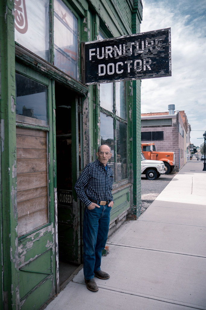 Dobbins A.K.A. The Furniture Doctor. Sprague, WA. Miles Hunter Flickr