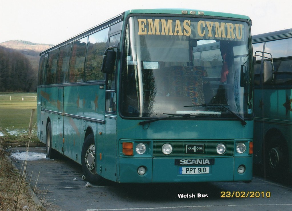 Emmas Dolgellau PPT910 (H825RWJ) Scania K113 Van Hool Aliz… Flickr