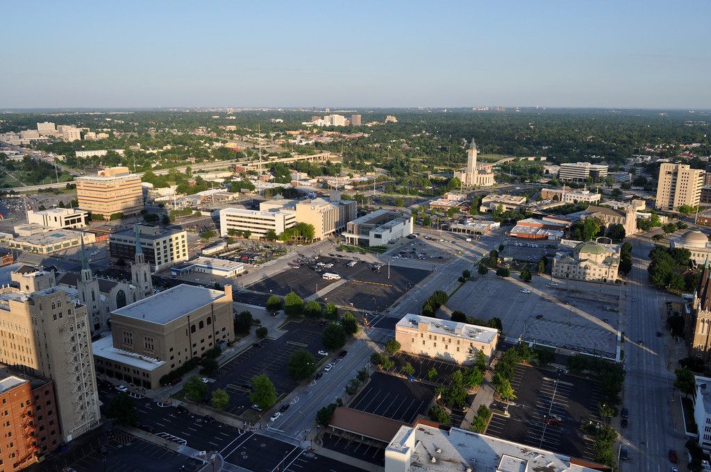 Downtown Tulsa Aerial Daniel Jeffries Flickr