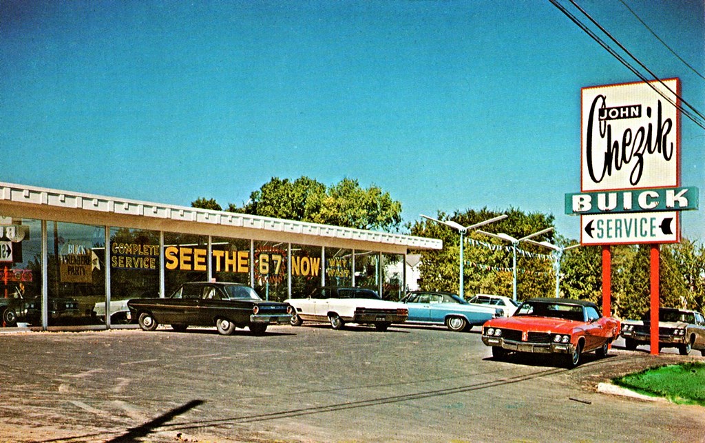 John Chezik Buick, Kansas City MO, 1967 5610 No. Oak Alden Jewell