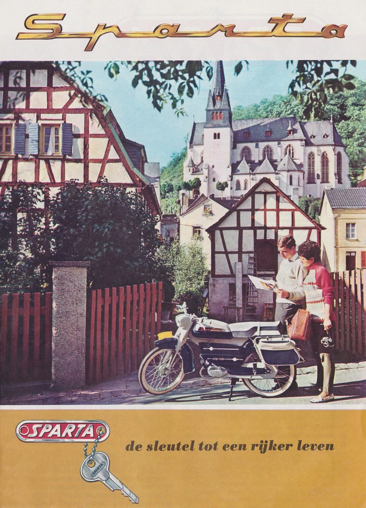 SPARTA Bromfiets Moped Dealer Brochure Models GG 50 Spor… Flickr