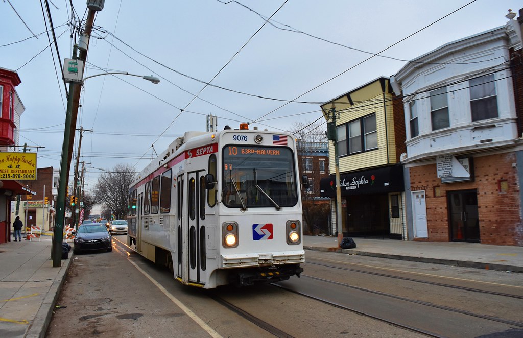 Philadelphia Lansdowne near 60th SEPTA 9076 January … Flickr